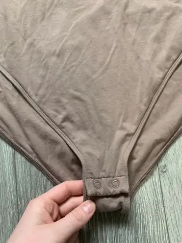 Old Navy  Scoop Neck Brown Tan Bodysuit