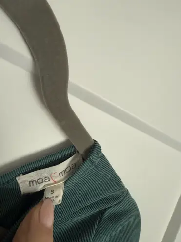 Moa Moa Teal crop top