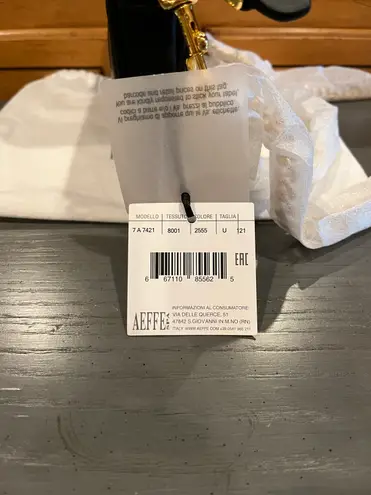 Moschino NWT Logo-print Zipped Chain Shoulder Bag