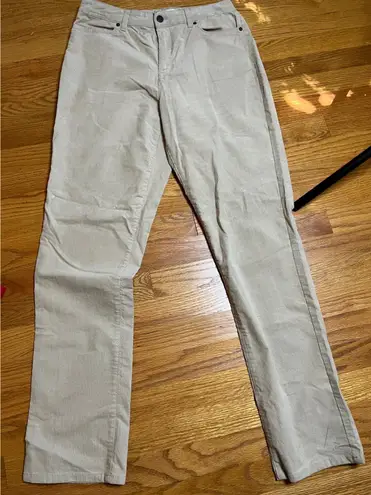 Coldwater Creek High Rise Corduroy Pants Womens Size 8 Straight Leg Casual
