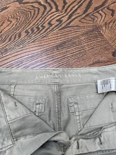 American Eagle Green Cargo Shorts