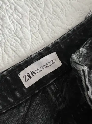 ZARA Black Straight Leg Jeans