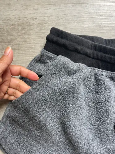 FEAT Women’s Blanket Blend Fleece Drawstring Elastic Waist Shorts Size 1 Gray