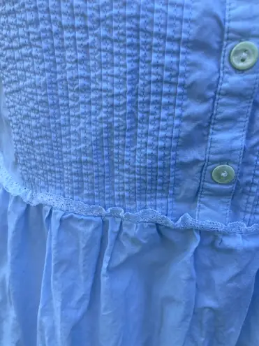 Laura Ashley Vintage 90s Long Sleeve FullLength Cotton Nightgown Dress L