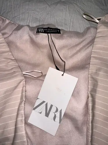 ZARA Pleaded mini dress