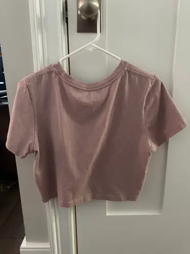 Urban Outfitters CROPPED PINK TSHIRT