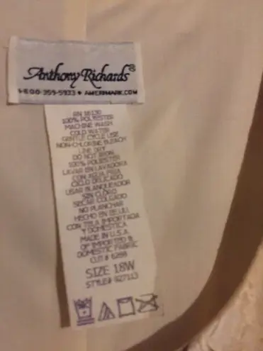 Anthony Richards Floral Dress w/Overlay