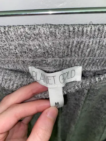 Planet Gold Gray Sweatpants Joggers