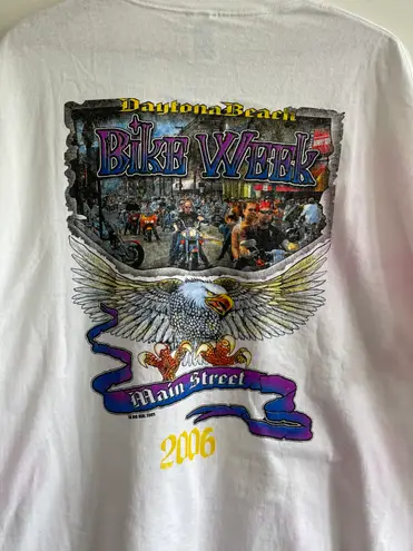 Delta Pro Weight Vintage Y2K Daytona Beach Bike Week Main Street 2006 T-shirt Sz 2X