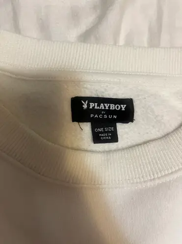 Pacsun Playboy Hoodie White