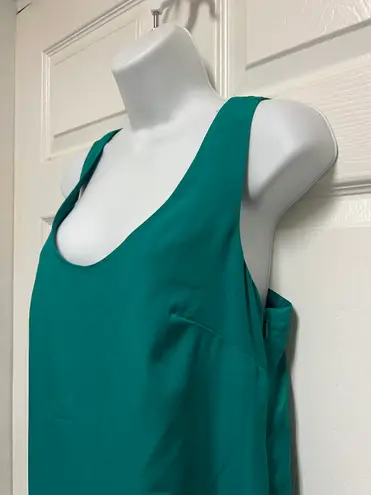 J.Crew  Green Sleeveless Twisted Mini Slip Dress 