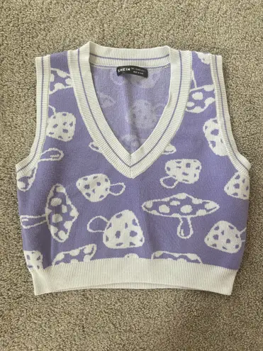 SheIn Purple Sweater Vest