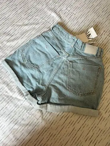 ZARA High Waisted Mom Shorts