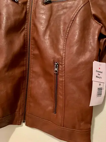 Maralyn & Me Junior’s Faux Leather Jacket