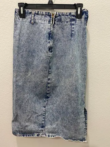 Bongo Vintage Denim Midi Skirt size 9