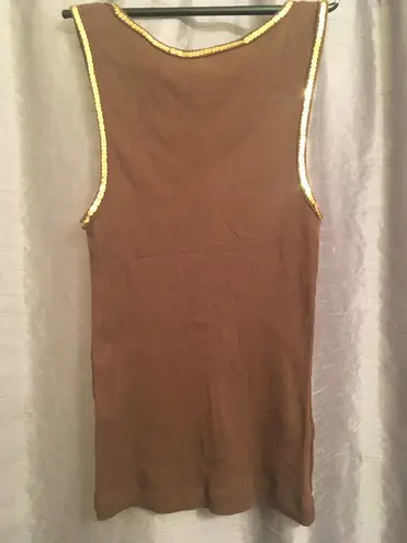 Eyeshadow Brown Sequence Tank Top Size M - Image 3