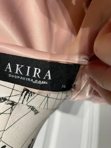 Akira Satin Corset Hooks Vintage Y2K Puff Sleeve Coquette Pastel Victorian Steampunk heart neck Cropped Blouse cottage western Barbie Women's Size XL Pink top