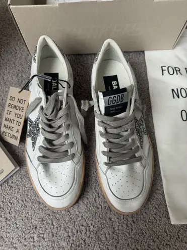 Golden Goose  Women's Ball Star in nappa with star and glitter heel tab  - Image 10