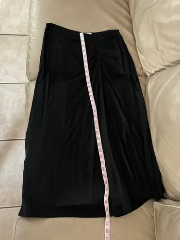 margaret o'leary Violette Rayon Black Skirt