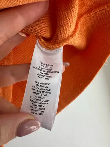 House of Harlow 1960 Orange Tank Top with Bow details xs