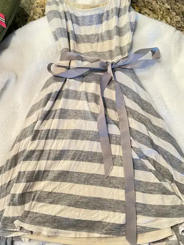 As You Wish Dress Grey Striped