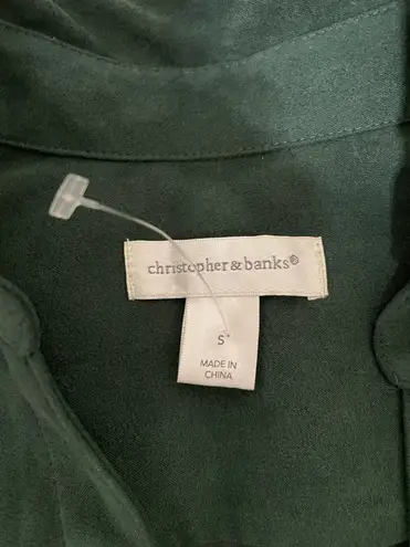 Christopher & Banks Army Green Jacket