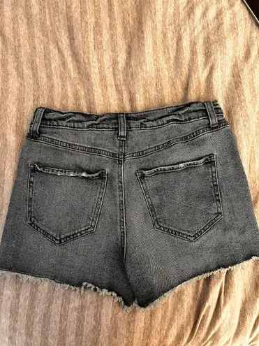 REWASH Super High Rise Mom Jean Shorts