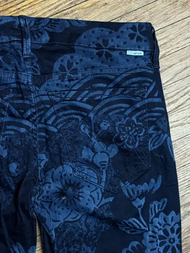 MOTHER Denim Women’s Sz 26 “The Looker Crop: Moon of Tokyo” Floral Skinny Jeans