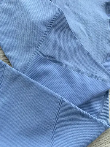 NUX Shapeshifter Compression Cropped Legging LRG Blue Size L