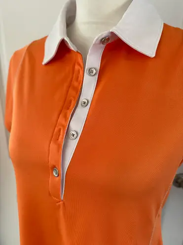 Cutter and Buck EUC Annika Textured Stretch Womens Short Sleeve Polo Shirt