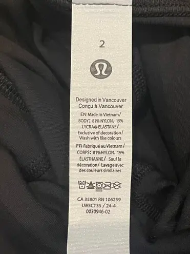 Lululemon Black Leggings Size 2