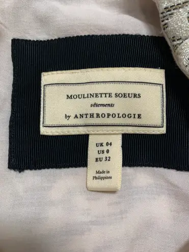 Moulinette Soeurs Anthropologie Colleen mini dress Size 0