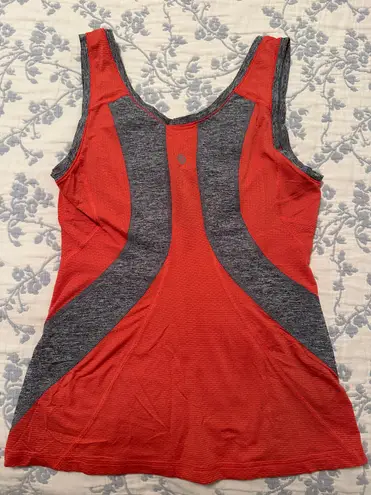 Lululemon Orange & Grey Tank Top Size 2