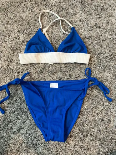 Target Blue/White Bikini Set-