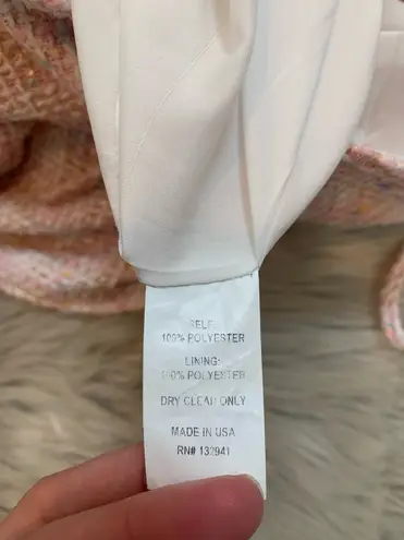 Amanda Uprichard REVOLVE  Champagne Romper in Pennington Tweed Small