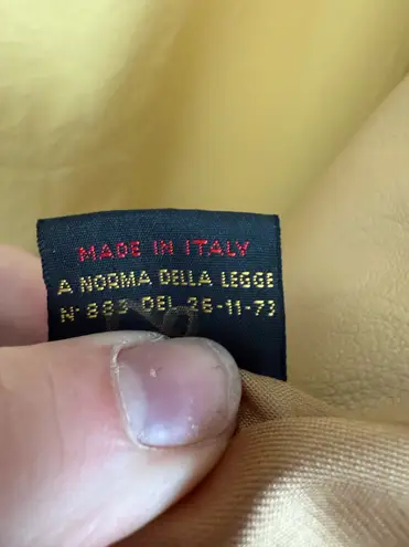 Vera Pelle Vintage Italian Leather Blazer