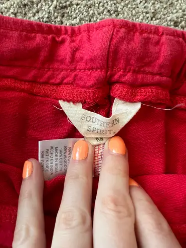 Low Waisted Red Beach Shorts Size M