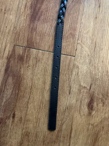 Black Braided Belt