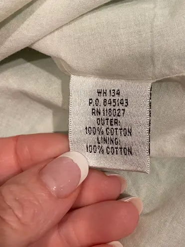 Boden USA Boden Green White Roses Derby Dress Sleeveless 10 Fit Flare