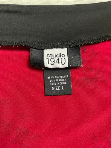 Studio 1940 Vintage Y2K squared neck boho blouse