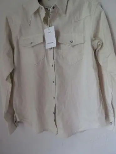 Free Assembly Women's Boyfriend Western Shirt