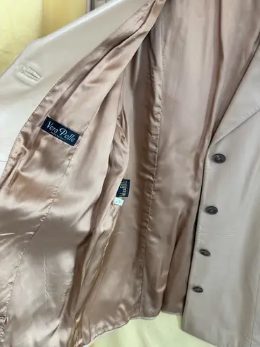 Vera Pelle Vintage Italian Leather Blazer