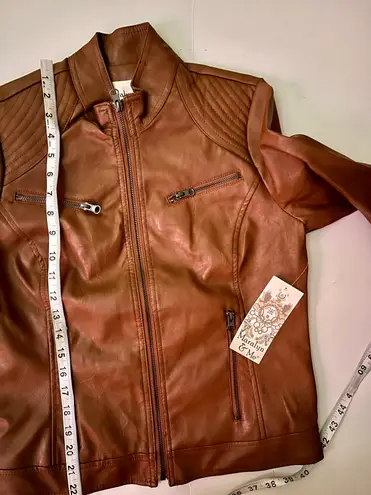 Maralyn & Me Junior’s Faux Leather Jacket