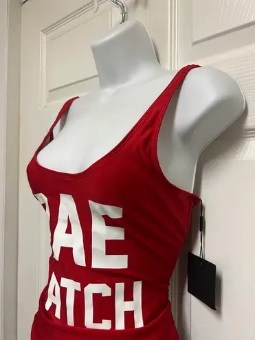 Dixperfect BAE Watch Red Scoop Swimsuit