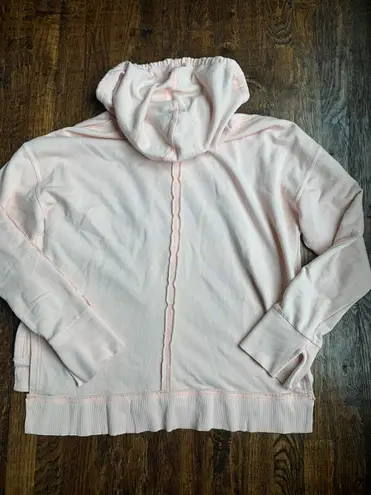 Free People Movement Only One Hoodie Pink Medium