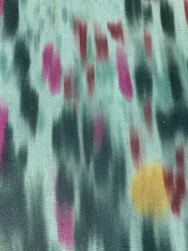 Eyelash Couture strapless maxi dress XS Teal color