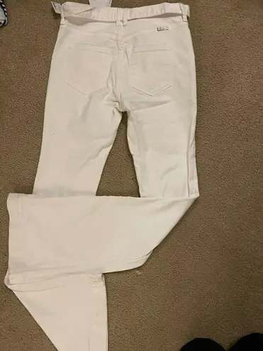 KanCan USA White Flare Jeans