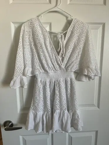 Boutique White Lace Dress