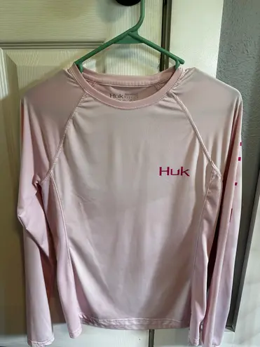 Huk Fishing Shirt Pink