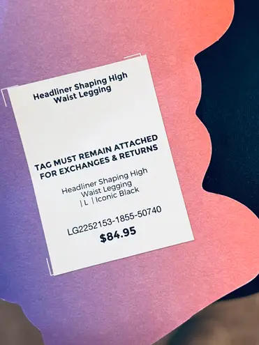 YITTY NWT Black Headliner Shaping High Waisted Leggings